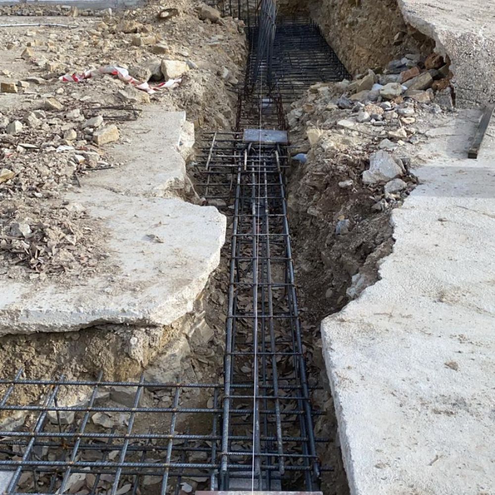 Foto de trabajo realizado de construcción
