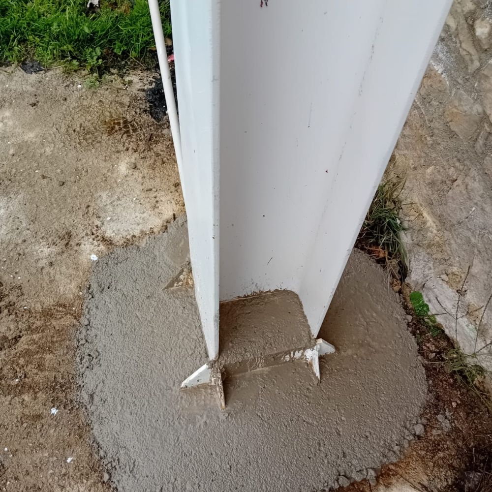 Foto de trabajo realizado de construcción