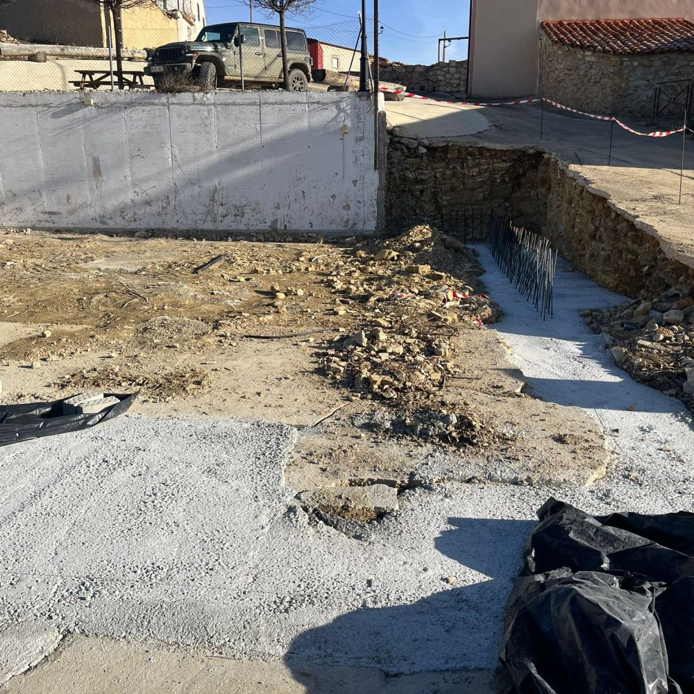 Foto de trabajo realizado de construcción