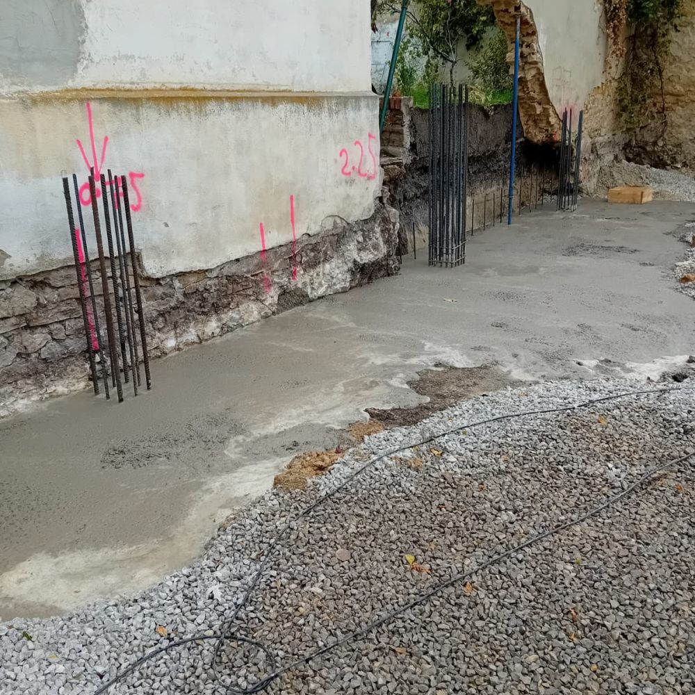 Foto de trabajo realizado de construcción