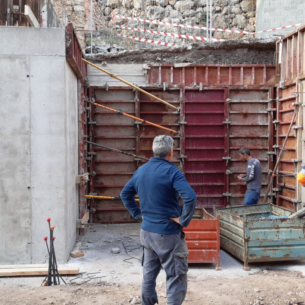 Foto de trabajo realizado de construcción