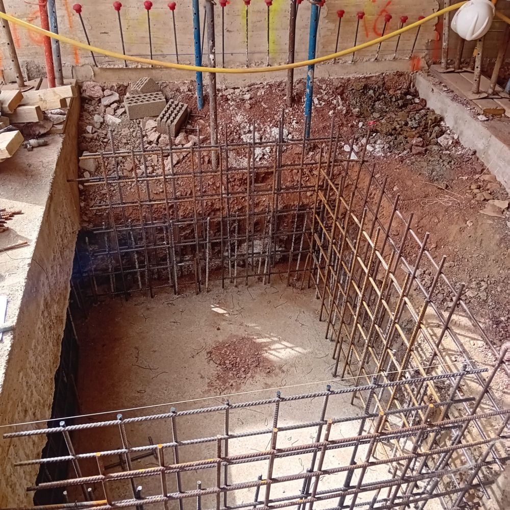 Foto de trabajo realizado de construcción