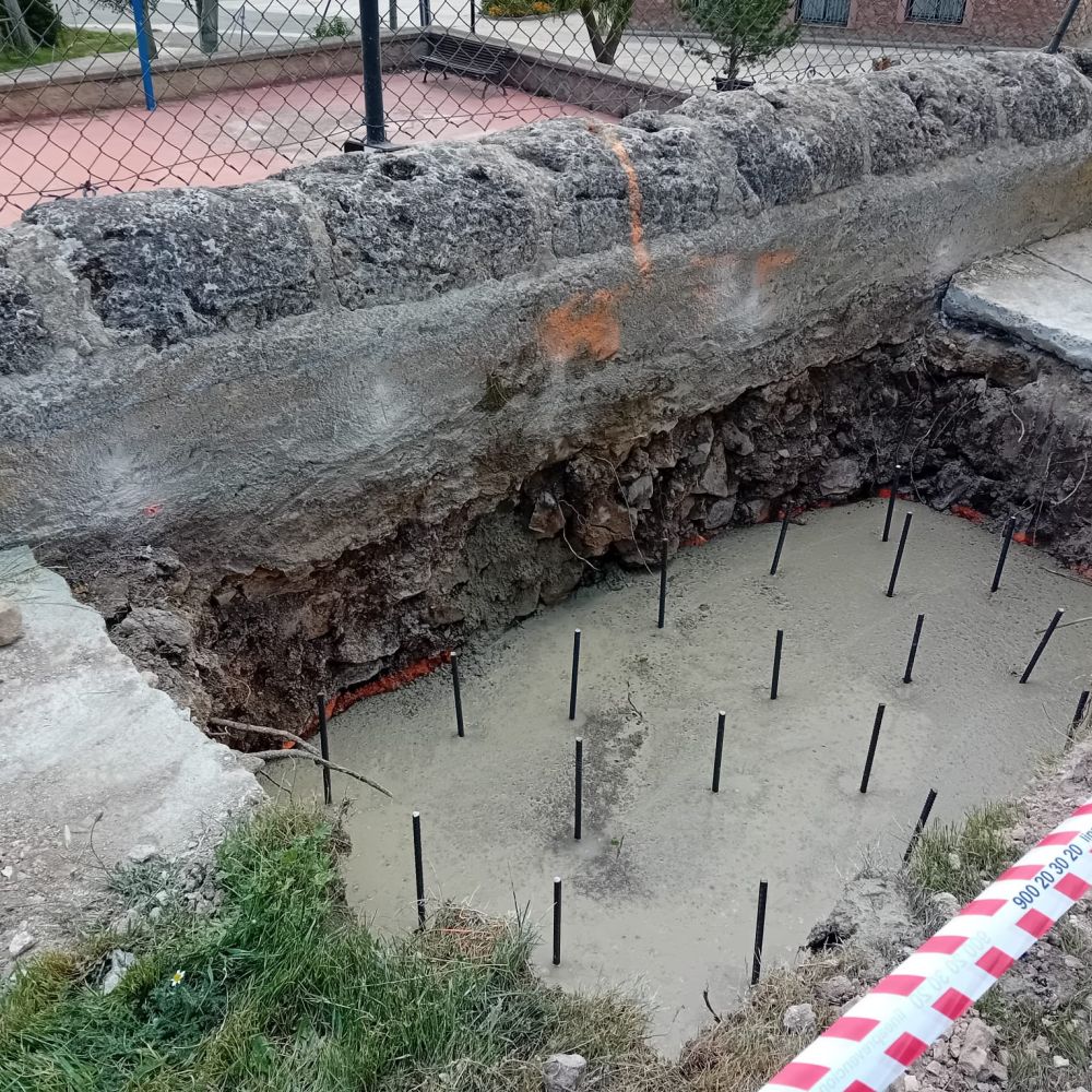 Foto de trabajo realizado de construcción