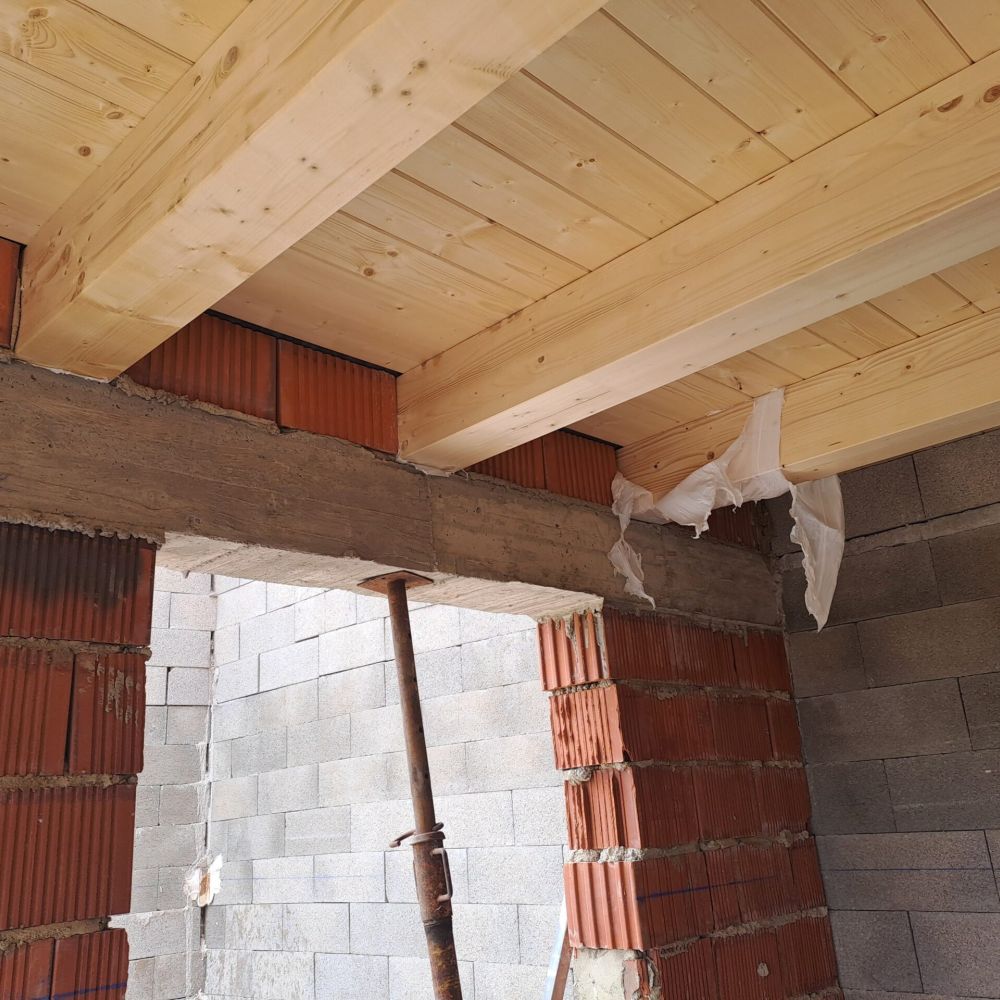 Foto de trabajo realizado de construcción