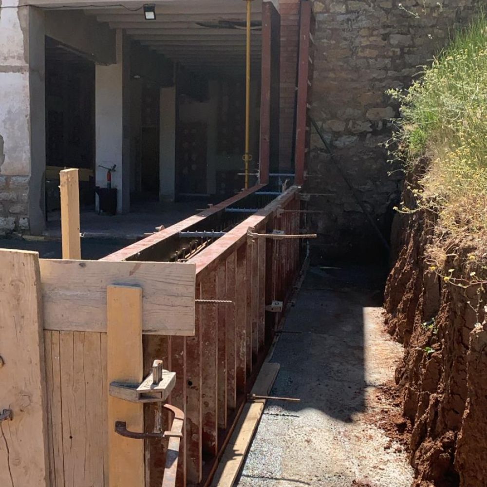 Foto de trabajo realizado de construcción